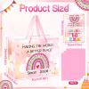 Happy 18th Birthday Gift Bag for Girl Pink Rainbow Since 2008 Wrap Bag 18th Birthday Wrapping with Tissue Paper Card Decorations for 18 Year Old Anniversary Party Princess Rainbow Party Favor Supplies view 3