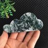 117g Moss Agate Cloud Shaped Slab Natural Crystal Wisp for Healing, Calm & Boho Home Decor view 1