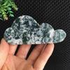 117g Moss Agate Cloud Shaped Slab Natural Crystal Wisp for Healing, Calm & Boho Home Decor view 3
