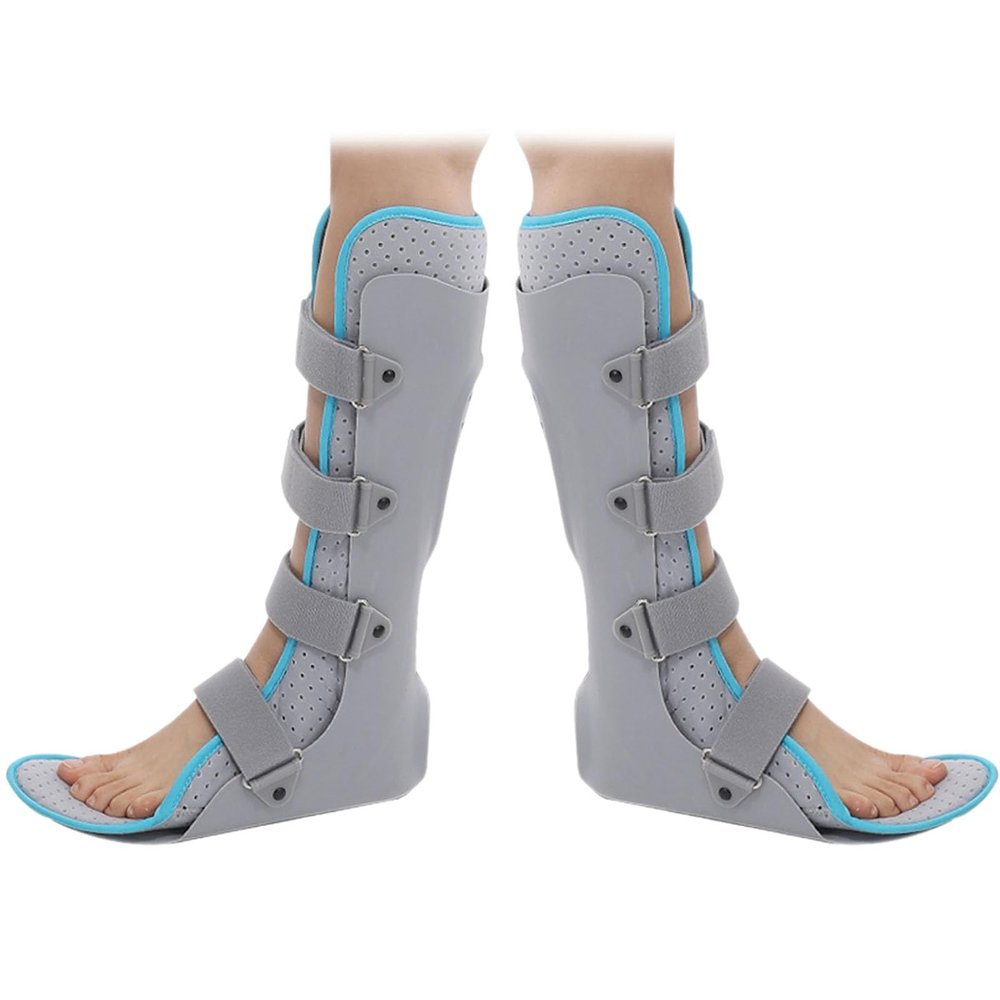 UYCVT Ankle Support Brace, Padded Drop Foot Brace, Ankle Foot Orthosis, Foot Fracture Support Brace for Ankle Sprain Fracture Fixation Brace,1 Pair,M