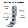 UYCVT Ankle Support Brace, Padded Drop Foot Brace, Ankle Foot Orthosis, Foot Fracture Support Brace for Ankle Sprain Fracture Fixation Brace,1 Pair,M view 2