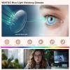WINTOO Blue Light Glasses for Woman Men | 99% Blue Light Blocking Glasses | Computer Glassess | Gaming | TV Phone Screen Reader Square Frame | Anti Eyestrain & UV Glare,3 Pack view 4