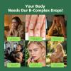 Vitamin B Complex Drops, Active B12 Methylcobalamin 5000mcg, B6, B1, B2, B5, B7, B3, Folate with Vitamin C, B12 Sublingual Liquid Fast Absorption | Boost Energy, Focus & Immunity, Vegan | 60 Servings view 3
