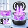 2026 Upgraded Ultrasonic Cleaner Machine, 2 Cleaning Modes UV Cleaning, Retainer Cleaner for Night Guards, Braces, Aligner, Toothbrush, Jewelry and More (white) view 3