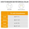 2 1/4 In Rigid Neck Brace Cervical Collar with Neck Support Foam Lightweight Soft Brace, Adjustable Cervical Traction Collar Relieves Neck Pain and Decompression for Men and Women (Neck height 2 1/4 Inch, X-Large) view 2