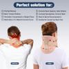 2 1/4 In Rigid Neck Brace Cervical Collar with Neck Support Foam Lightweight Soft Brace, Adjustable Cervical Traction Collar Relieves Neck Pain and Decompression for Men and Women (Neck height 2 1/4 Inch, Small) view 3