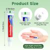 200 Tubes Travel Size Toothpaste in Bulk, Mini Small Toothpaste Mint Flavor Toothpastes for Guests Homeless Hotel Charity Toiletries Camping, 0.35oz/10g view 2