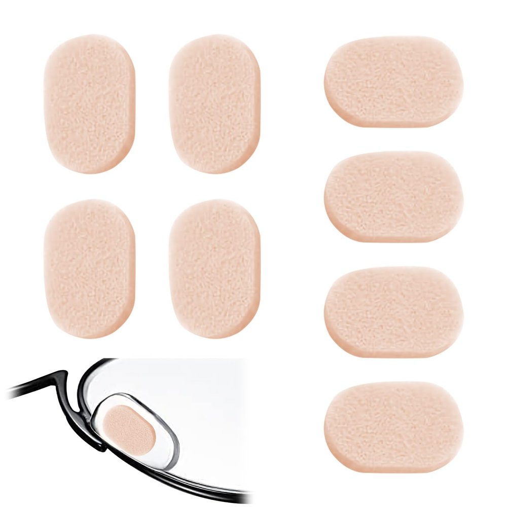 40 Pairs Eye Glasses Nose Pads Non Slip,Latex Foam Nose Pads Grips for Glasses Sunglasses Anti Slip (Skin Tone-B)