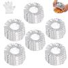 Pop-Up Tin Foil Food Insulation Cover, Reusable Aluminum Foil Food Covers, Easy to Clean, Sturdy, for Kitchen Bowls, Pots, Containers (60pcs) view 1