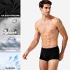 Tawyisi Incontinence Underwear for Men, 5-Layer Leak Proof Underwear for Men, Reusable Comfortable Cotton Fabric, Bladder Leakproof Protection Men's Incontinence Underwear 3 Pack 5XL view 2