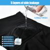 Tawyisi Incontinence Underwear for Men, 5-Layer Leak Proof Underwear for Men, Reusable Comfortable Cotton Fabric, Bladder Leakproof Protection Men's Incontinence Underwear 3 Pack 5XL view 3