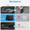 Tawyisi Incontinence Underwear for Men, 5-Layer Leak Proof Underwear for Men, Reusable Comfortable Cotton Fabric, Bladder Leakproof Protection Men's Incontinence Underwear 3 Pack 5XL view 4