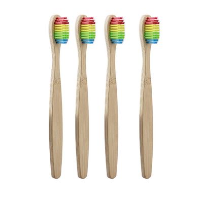 Dioche Soft Remove Surface Comfortable Grasp, Bamboo Toothbrush Set for Children with Soft (11)