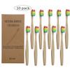 Dioche Soft Remove Surface Comfortable Grasp, Bamboo Toothbrush Set for Children with Soft (11) view 3