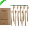 Dioche Soft Remove Surface Comfortable Grasp, Bamboo Toothbrush Set for Children with Soft (2) view 3