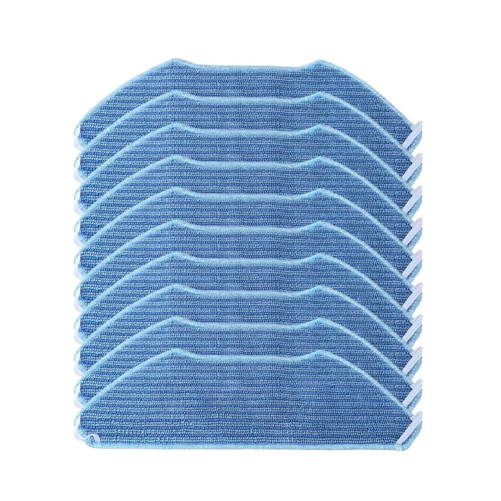 10PCS Washable Reusable Microfiber Mop Cloth,Compatible For Lefant, M1/M2/M2 Pro/M2S/U180 And,Compatible For Okp, K8 Robot Vacuum Home Parts