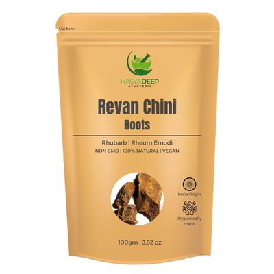 Hasyadeep Revan Chini Roots | Rheum emodi | Himalayan Rhubarb | Rewand Khatai (450gm/15.87oz)