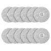 Robot Vacuum Cleaner Microfibre Wet Mop Pads Pack Of 10/12 Wipes Spare PartsCompatible For DreameL10S Ultra/L10 Ultra X10 Mop Cloth(10pcs) view 2
