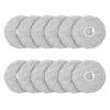 Robot Vacuum Cleaner Microfibre Wet Mop Pads Pack Of 10/12 Wipes Spare PartsCompatible For DreameL10S Ultra/L10 Ultra X10 Mop Cloth(10pcs) view 3