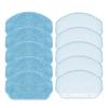 10 Pcs Mop Cloth, Compatible For ZCWA, BR150/BR151, Robot Vacuum Cleaner Dry And Wet Usage Mop Cloths Pad Floor Clean view 1