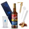 Jimoco Barista Set Torani Brown Sugar Cinnamon Syrup 25.4 oz, Jimoco Pump, Reusable Cup, Straw & Stirrer Coffee, Italian Soda & Cocktail Flavoring Kit view 1
