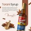 Jimoco Barista Set Torani Brown Sugar Cinnamon Syrup 25.4 oz, Jimoco Pump, Reusable Cup, Straw & Stirrer Coffee, Italian Soda & Cocktail Flavoring Kit view 2