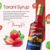 Jimoco Barista Set Torani Strawberry Syrup 25.4 oz, Jimoco Pump, Reusable Cup, Straw & Stirrer Coffee, Italian Soda & Cocktail Flavoring Kit view 2