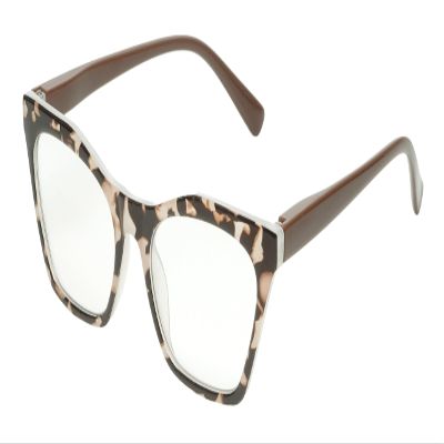 Calabria Womens Retro Rectangular Reading Glasses - Camo & Camouflage Multicolor Frame | Full Rim Single Bridge | Spring Hinge Readers | 2.25 x Magnification Strengths