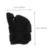 ADOCARN Adjustable Thumb Support Wristband with Double-directional Stabilizer for Sprain and Fracture Breathable Protective Strap for Weak Injured Joints Skin-friendly Material view 2
