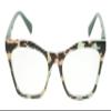 Calabria Womens Retro Rectangular Reading Glasses - Camo & Camouflage Multicolor Frame | Full Rim Single Bridge | Spring Hinge Readers | 2.75 x Magnification Strengths view 3