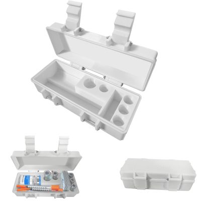 Agamino Vial Organizer Case, Travel Vial Holder Box for 4x3ml, 1x5ml & 1x30ml Vials with Compartments for Syringes & Wipes - Portable Carrying Storage Vial Holder for Home and Travel
