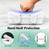 Agamino Vial Organizer Case, Travel Vial Holder Box for 4x3ml, 1x5ml & 1x30ml Vials with Compartments for Syringes & Wipes - Portable Carrying Storage Vial Holder for Home and Travel view 4