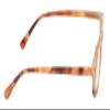 Calabria Round Eyeglasses [44 x 24 x 142 mm] | Full Rim w/Plastic Frames | Shiny Crystal Front/Brown Demi Pattern/Matching Temples Retro Reading Glasses w/Blue Light Filter Lens - 2.00 view 4