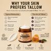 The Art of Tallow Tallow Face Moisturizer Unscented Beef Tallow for Skin, Whipped Tallow Cream with Manuka Honey & Organic Jojoba Oil, Face Cream, Grass Fed & Finished, Made in USA, 1.5 oz view 2