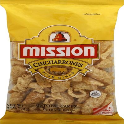 Mission Chicharrones Pork Rinds 4 oz. (Pack of 6)