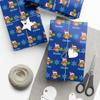 Personalized Owl Wrapping Paper, Custom Christmas Gift Wrap, Child's Name Wrap, Custom Holiday Wrapping Paper view 2
