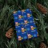 Personalized Owl Wrapping Paper, Custom Christmas Gift Wrap, Child's Name Wrap, Custom Holiday Wrapping Paper view 4