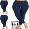 ABSOLUTE SUPPORT Womens Plus Size 2030 mmHg Footless Compression Leggings, 3-Pack Circulation Support for Swelling, Varicose Veins, Travel & Pregnancy, Blue, Small view 1