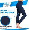 ABSOLUTE SUPPORT Womens Plus Size 2030 mmHg Footless Compression Leggings, 3-Pack Circulation Support for Swelling, Varicose Veins, Travel & Pregnancy, Blue, Small view 4