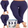 ABSOLUTE SUPPORT Womens Plus Size 2030 mmHg Footless Compression Leggings, 3-Pack Circulation Support for Swelling, Varicose Veins, Travel & Pregnancy, Purple, Large view 1