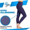 ABSOLUTE SUPPORT Womens Plus Size 2030 mmHg Footless Compression Leggings, 3-Pack Circulation Support for Swelling, Varicose Veins, Travel & Pregnancy, Purple, Large view 4