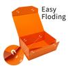 10 Pack 9.4X6.9X4 Inch Gift Boxes with Magnetic Closure Lids, Rectangle Orange Magnetic Box Collapsible Decorative Boxes for Wedding, Christmas, Birthdays, Mother's Day view 4