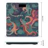 Abstract Octopus Digital Bathroom Scale for Body Weight with High Precision Digital Weighing Scale with BMI Clear LCD Display and Step-On Measures Weight Up to 180kg view 2