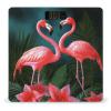 Flamingo Flowers Digital Bathroom Scale for Body Weight with High Precision Digital Weighing Scale with BMI Clear LCD Display and Step-On Measures Weight Up to 180kg view 1