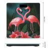 Flamingo Flowers Digital Bathroom Scale for Body Weight with High Precision Digital Weighing Scale with BMI Clear LCD Display and Step-On Measures Weight Up to 180kg view 2