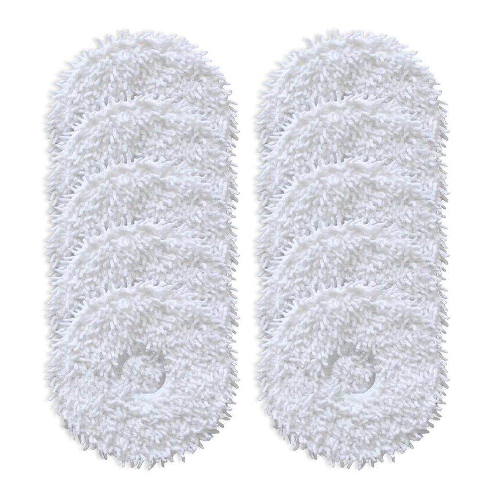 10pcs Vacuum Cleaner Soft Microfiber Mop Cloth Kit, Compatible For Eureka, J12 For Ultra Robot Vacuum Cleaner Accessories