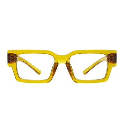 Eyekepper Reading Glasses Men,Readers for Women, 4.0 Stylish Yellow