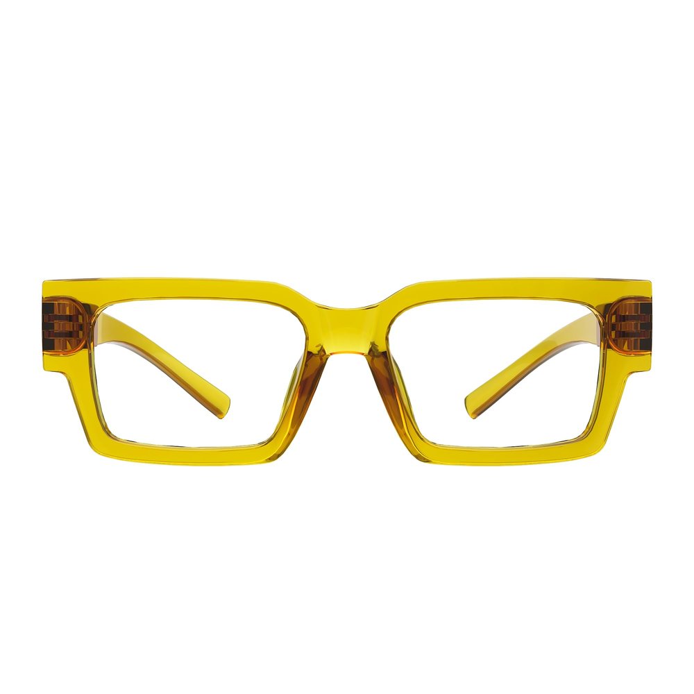 Eyekepper Reading Glasses Men,Readers for Women, 4.0 Stylish Yellow