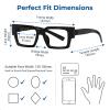 Eyekepper Reading Glasses Men,Readers for Women, 4.0 Stylish Yellow view 3