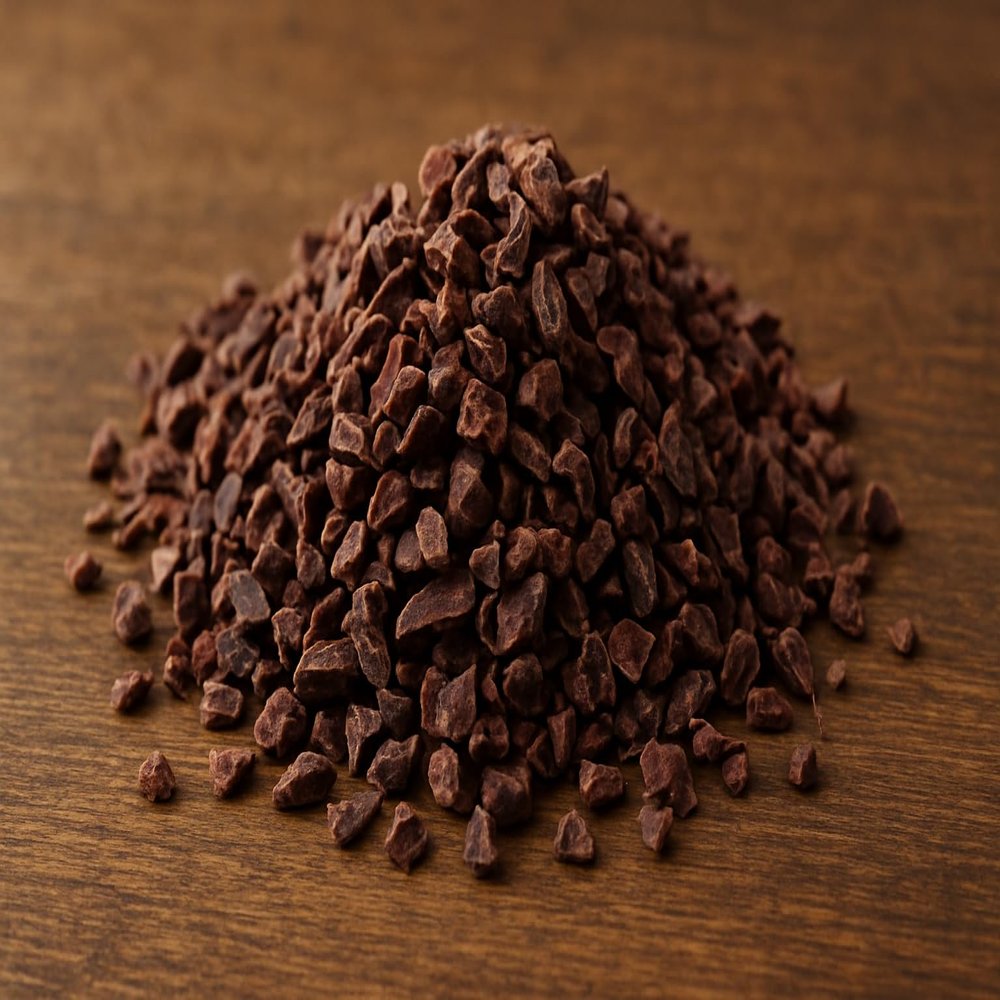 Organic Premium Cocoa Nibs, Raw Crunchy Cacao Bean Pieces for Baking, Smoothies, Granola, Natural Chocolate Flavor 1lb